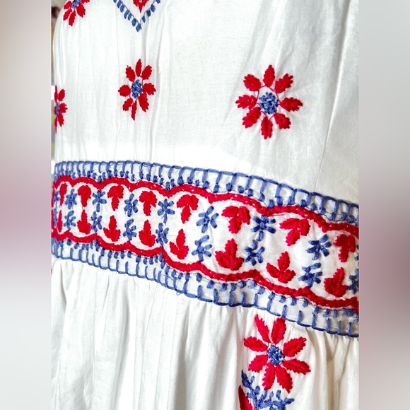 Gretchen Scott Hand Embroidered Midi Dress - Fiesta Time - Picture 8 of 13